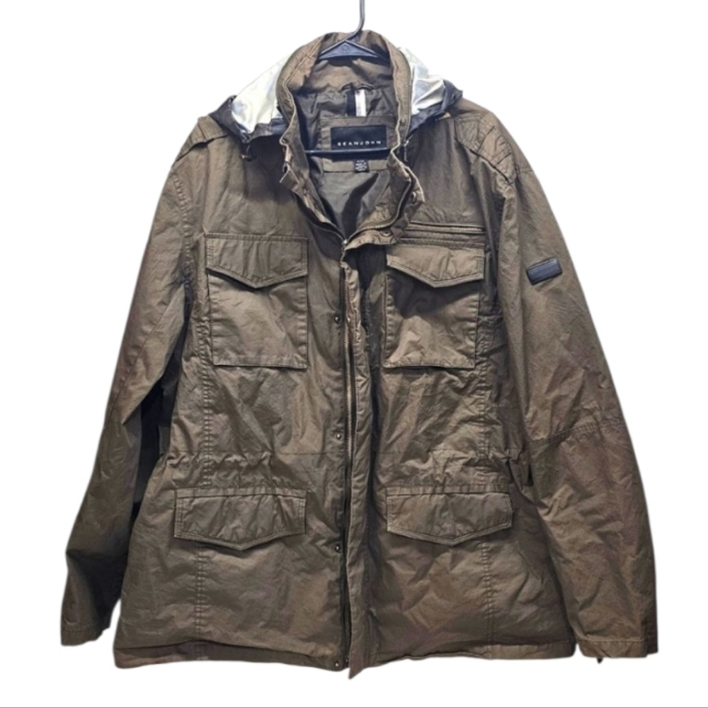 SEAN JOHN Water Resistant Men's Utility Winter Jacket NWOT Size XLarge